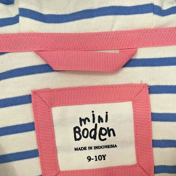 Girls Mini Boden Lined Rain Jacket Girls Size 9-10 - Picture 3 of 7